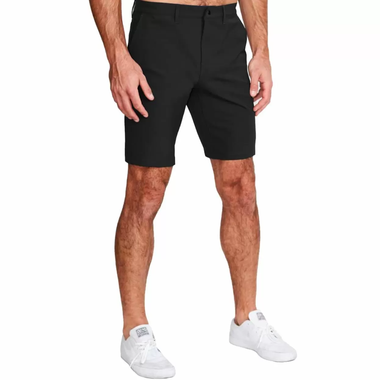 State and Liberty Athletic Fit Shorts - Black Clearance