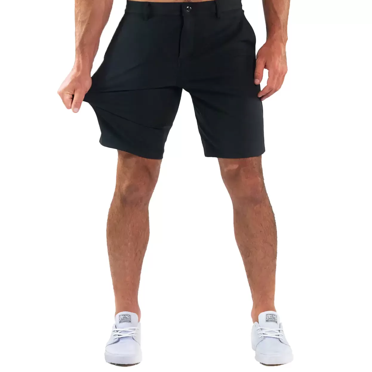 State and Liberty Athletic Fit Shorts - Black Clearance