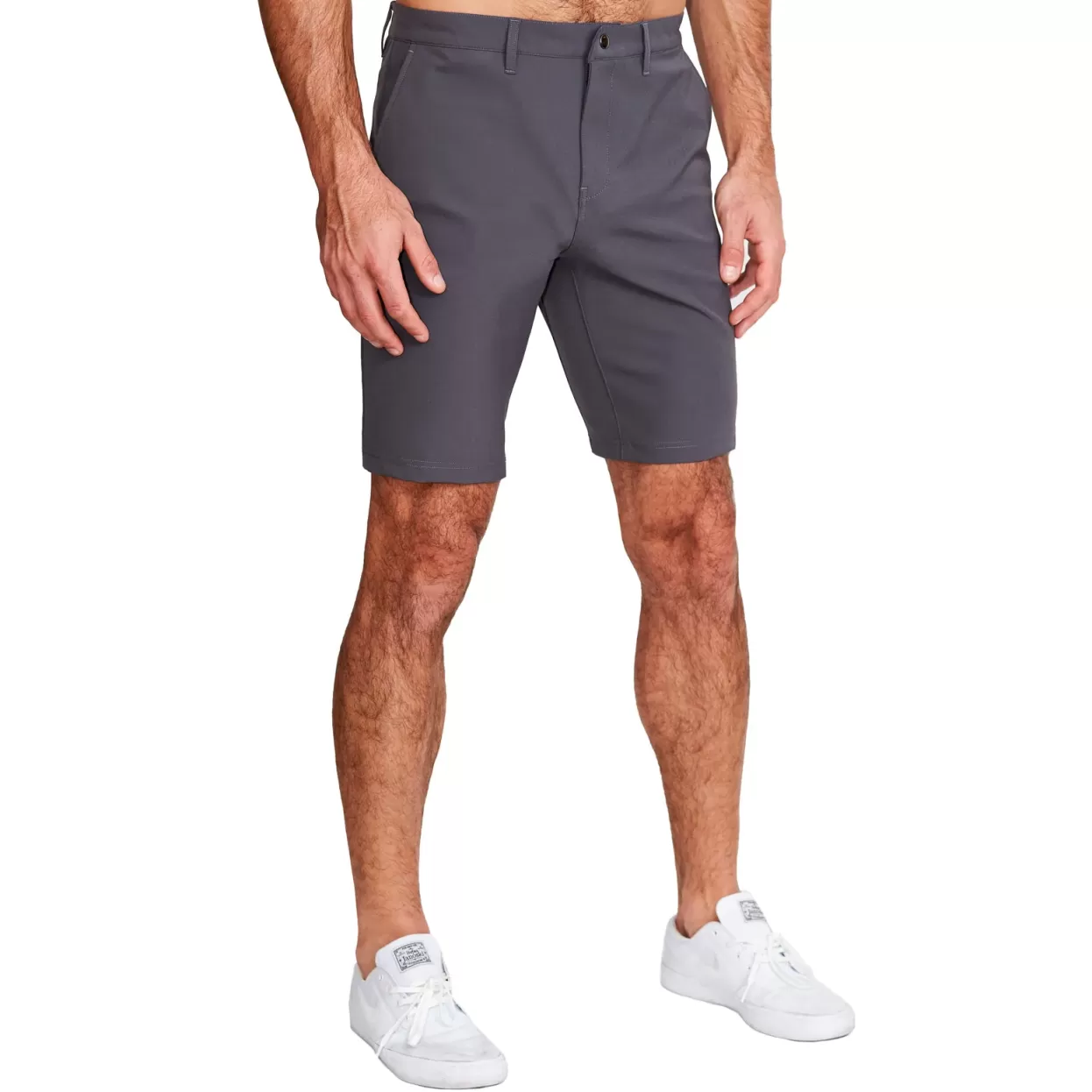 State and Liberty Athletic Fit Shorts - Charcoal Clearance