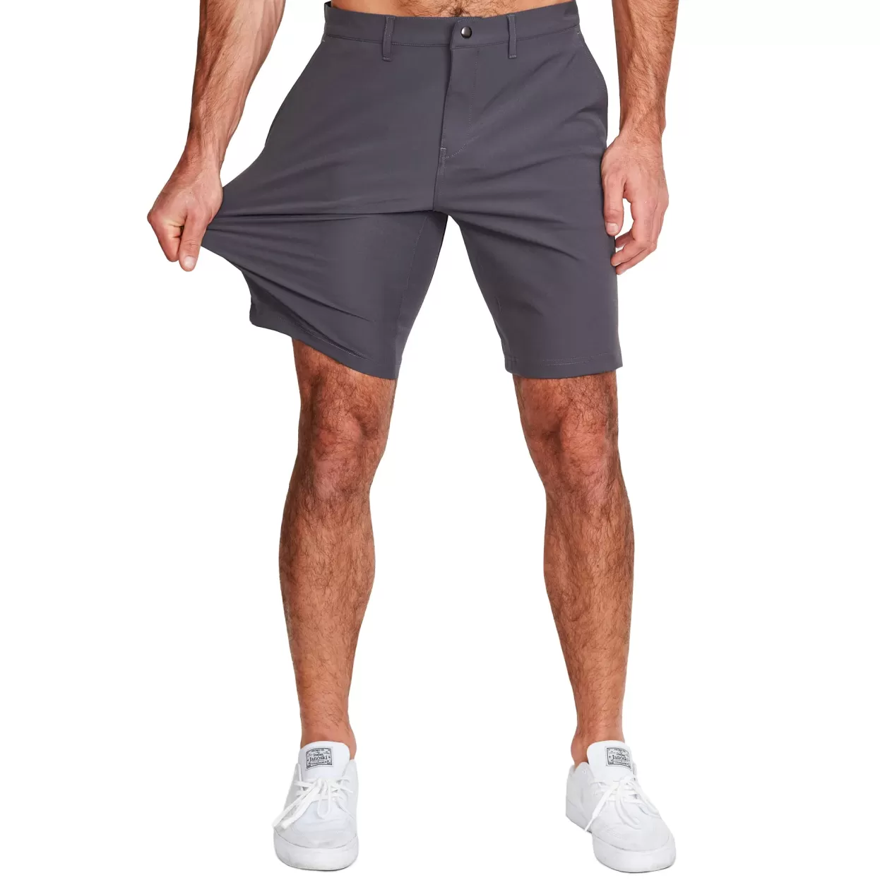 State and Liberty Athletic Fit Shorts - Charcoal Clearance