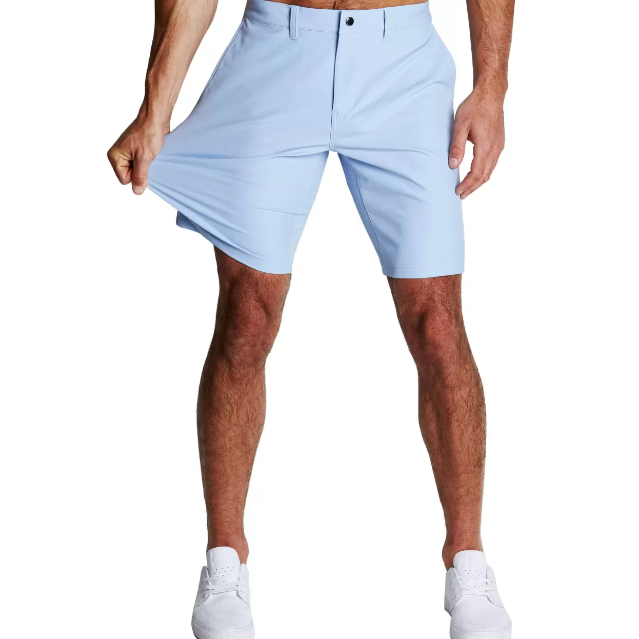 State and Liberty Athletic Fit Shorts - Light Blue Cheap