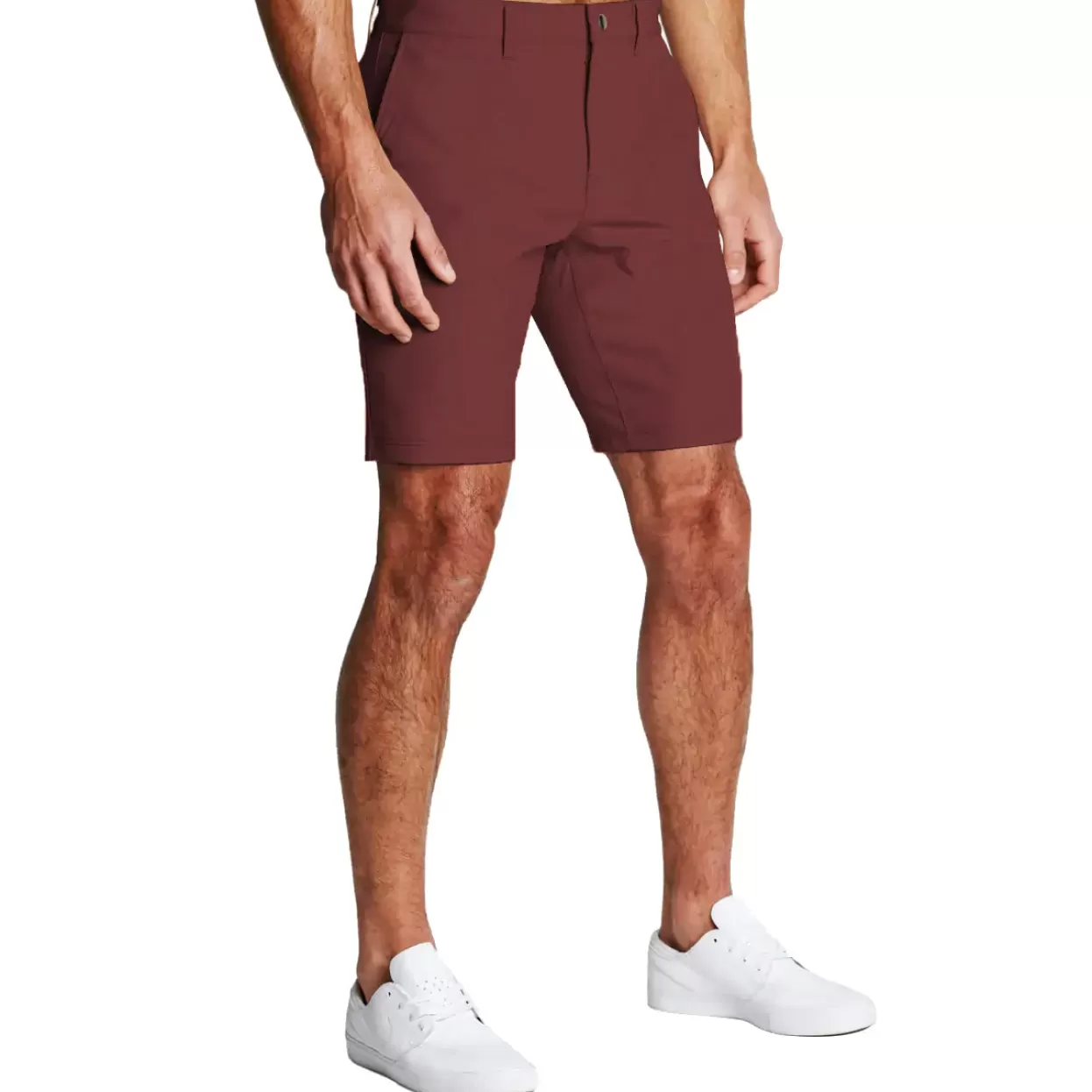 State and Liberty Athletic Fit Shorts - Maroon Best
