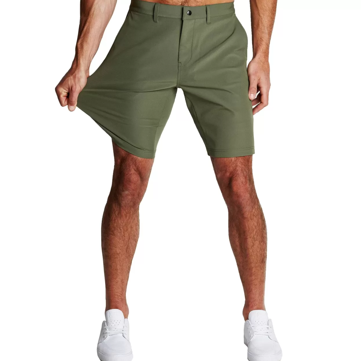 State and Liberty Athletic Fit Shorts - Olive Cheap