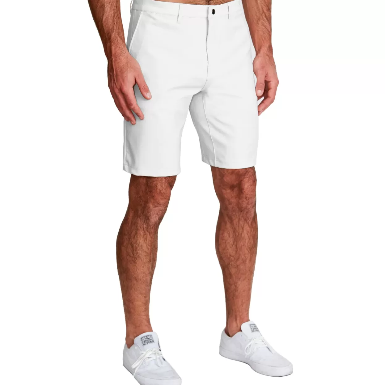 State and Liberty Athletic Fit Shorts - White Sale