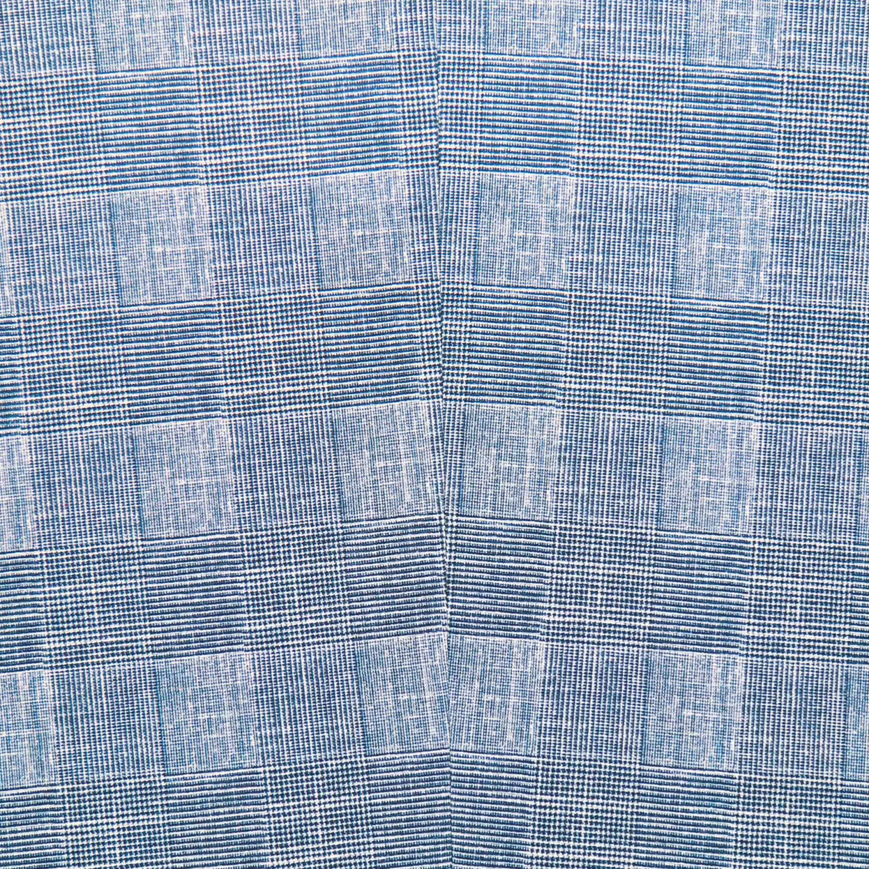 State and Liberty Athletic Fit Stretch Suit - Knit Light Blue, Navy And White Plaid Sale