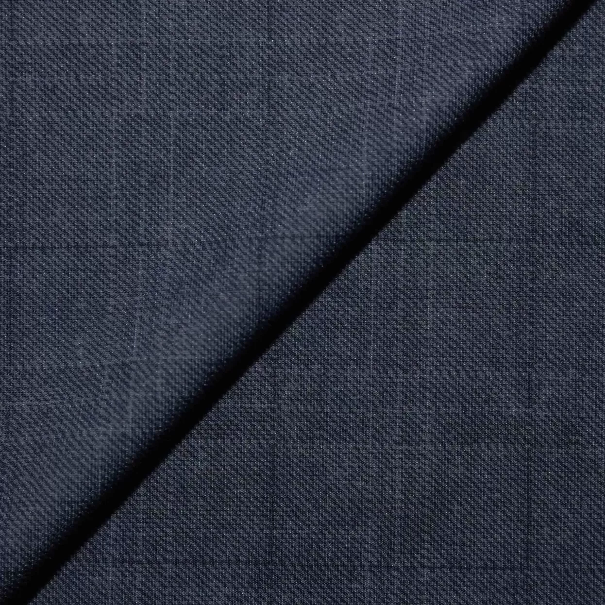 State and Liberty Athletic Fit Stretch Suit - Steel Blue And Black Micro Windowpane Hot