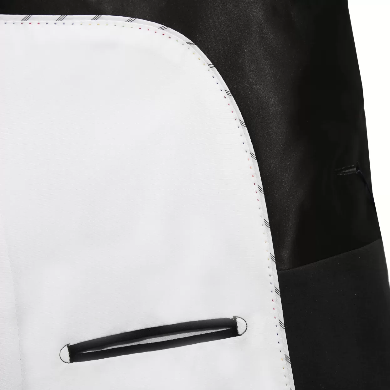 State and Liberty Athletic Fit Stretch Tuxedo Jacket - Solid Black With Shawl Lapel Sale