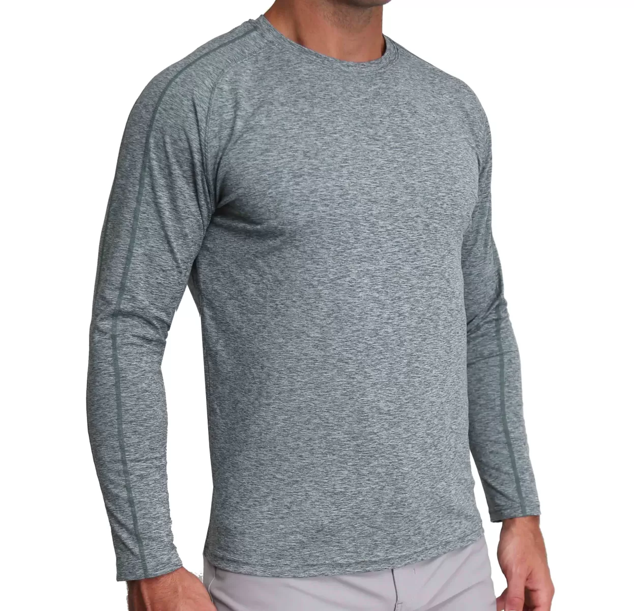 State and Liberty Long Sleeve Heavy Tech Crewneck - Army Green Sale