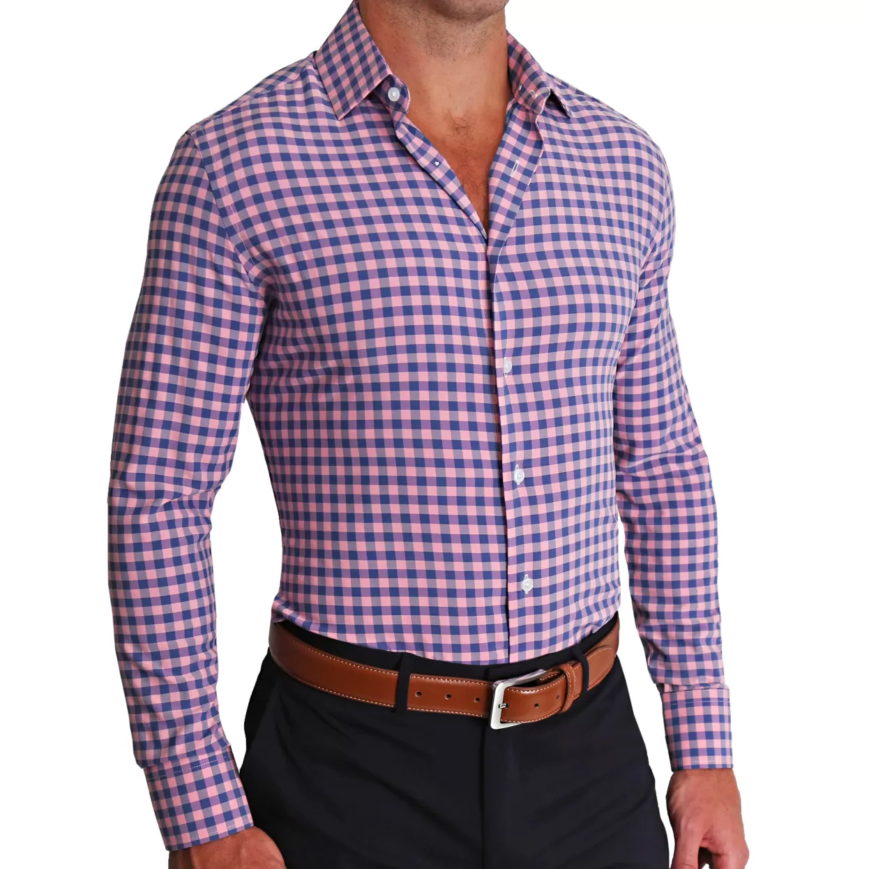 State and Liberty "The Rockefeller" Pink And Blue Check Outlet