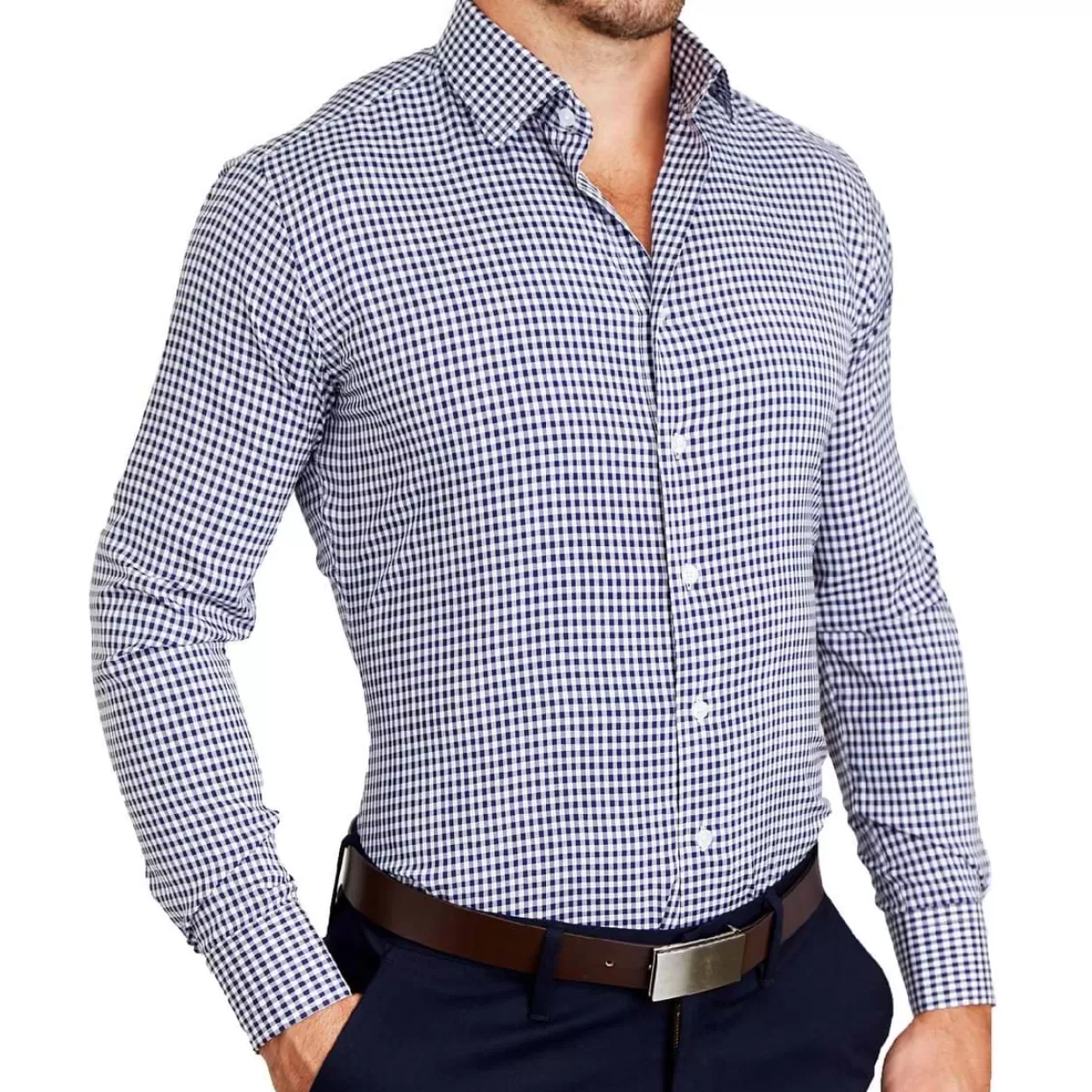 State and Liberty "The Rooney" Navy Gingham New