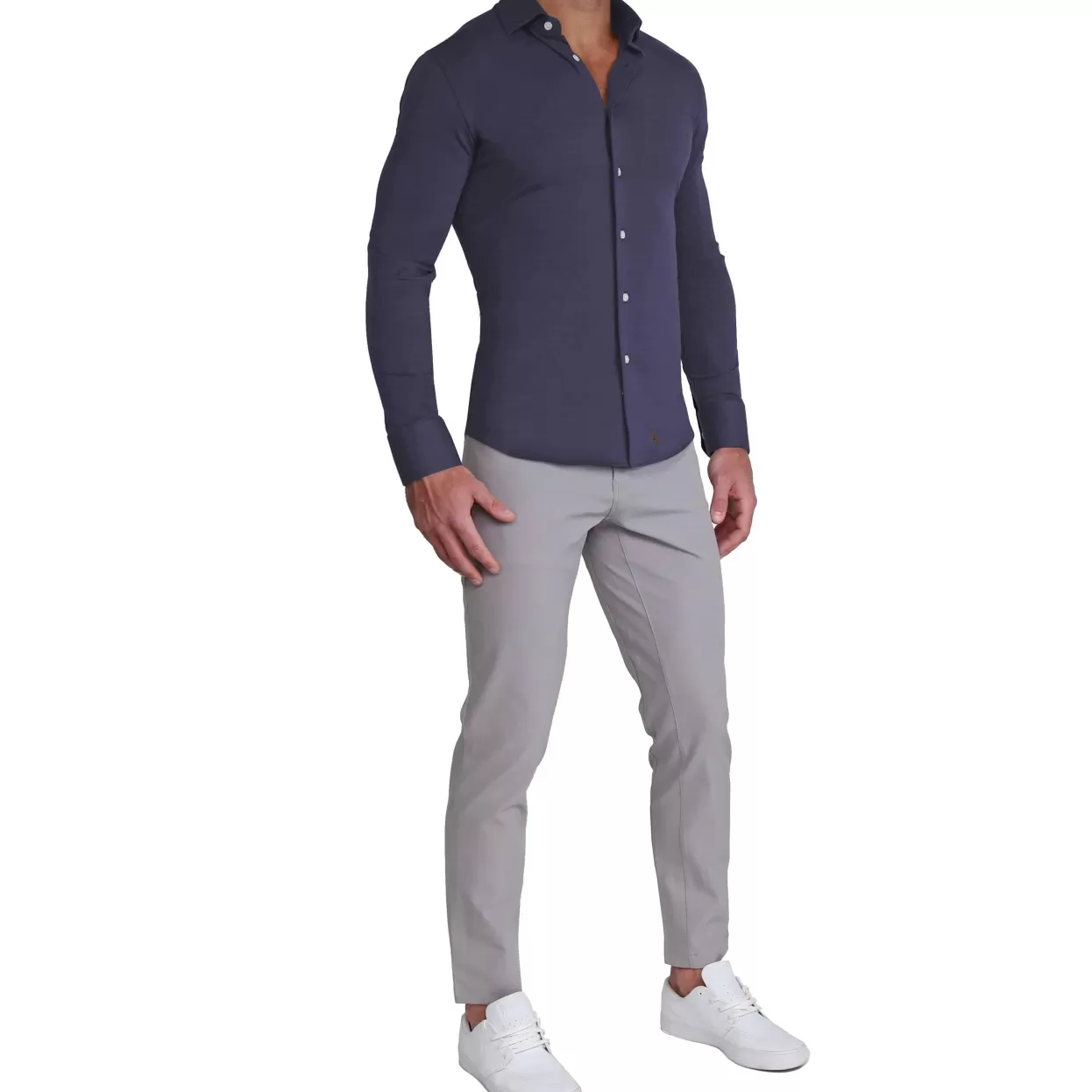 State and Liberty "The Stewart" Navy Casual Button Down Fashion
