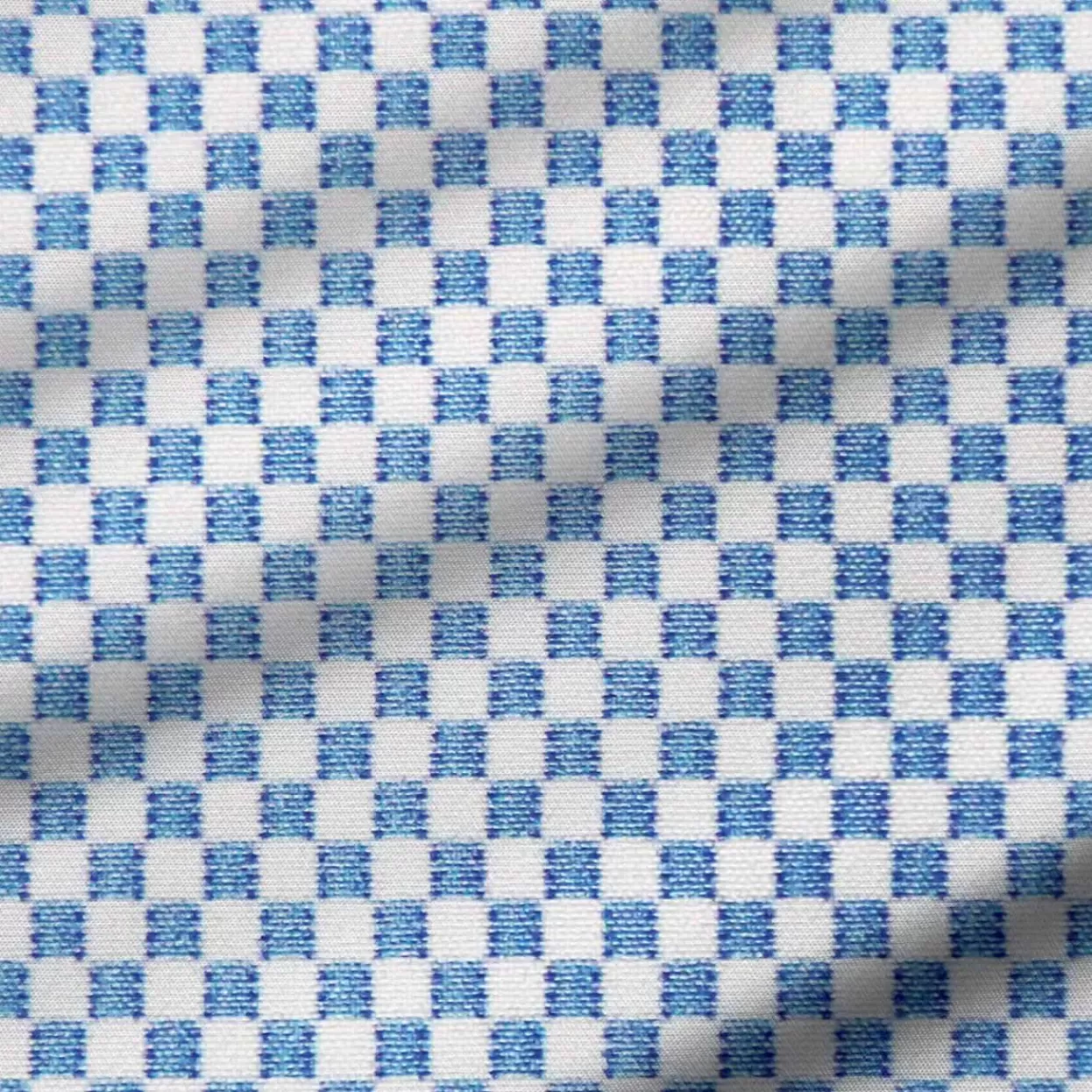 State and Liberty "The Vernor" Light Blue Square Check Print Cheap