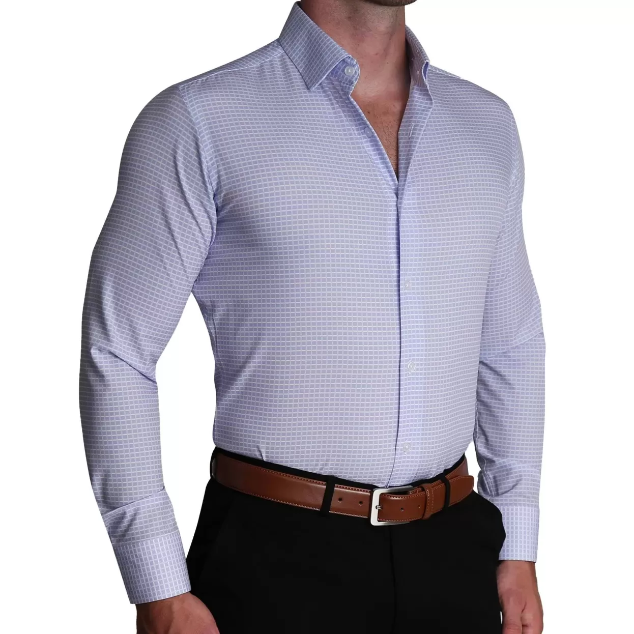 State and Liberty "The Xavier" Lavender With White Windowpane Cheap