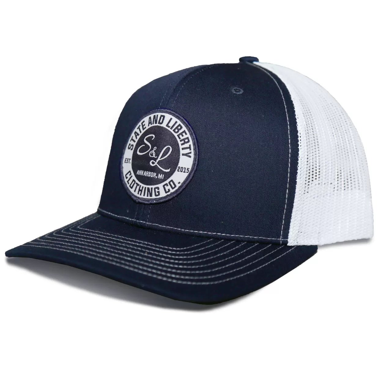 State and Liberty Snapback Hat (Additional Colors Available) Online