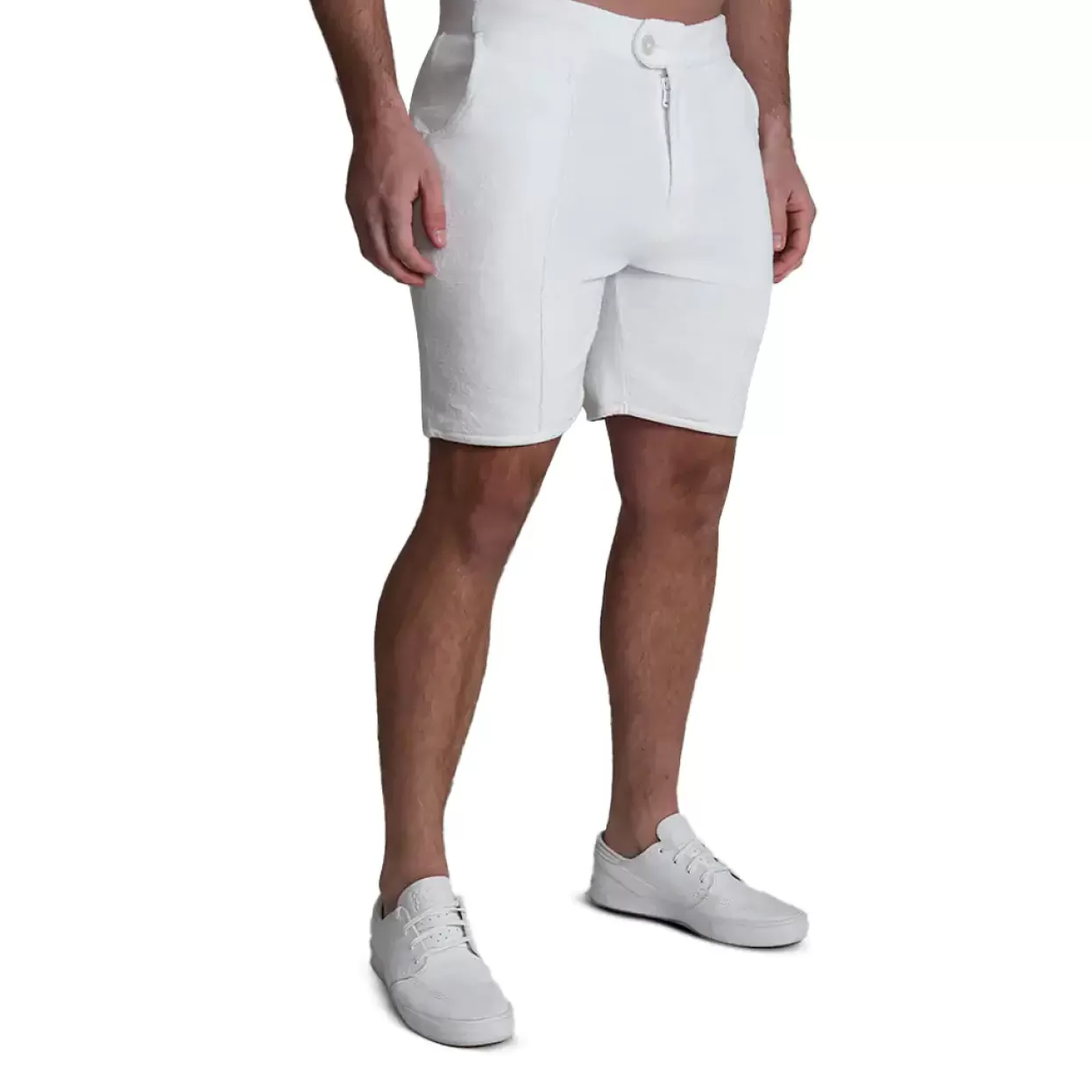 State and Liberty Terry Cloth Bungalow Shorts - White Discount
